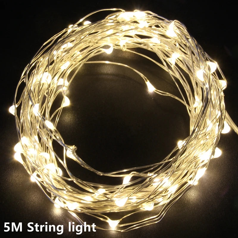 ✨ Guirlande Lumineuse à Clips Photo – Déco Mariage, Anniversaire & Chambre Kawaii