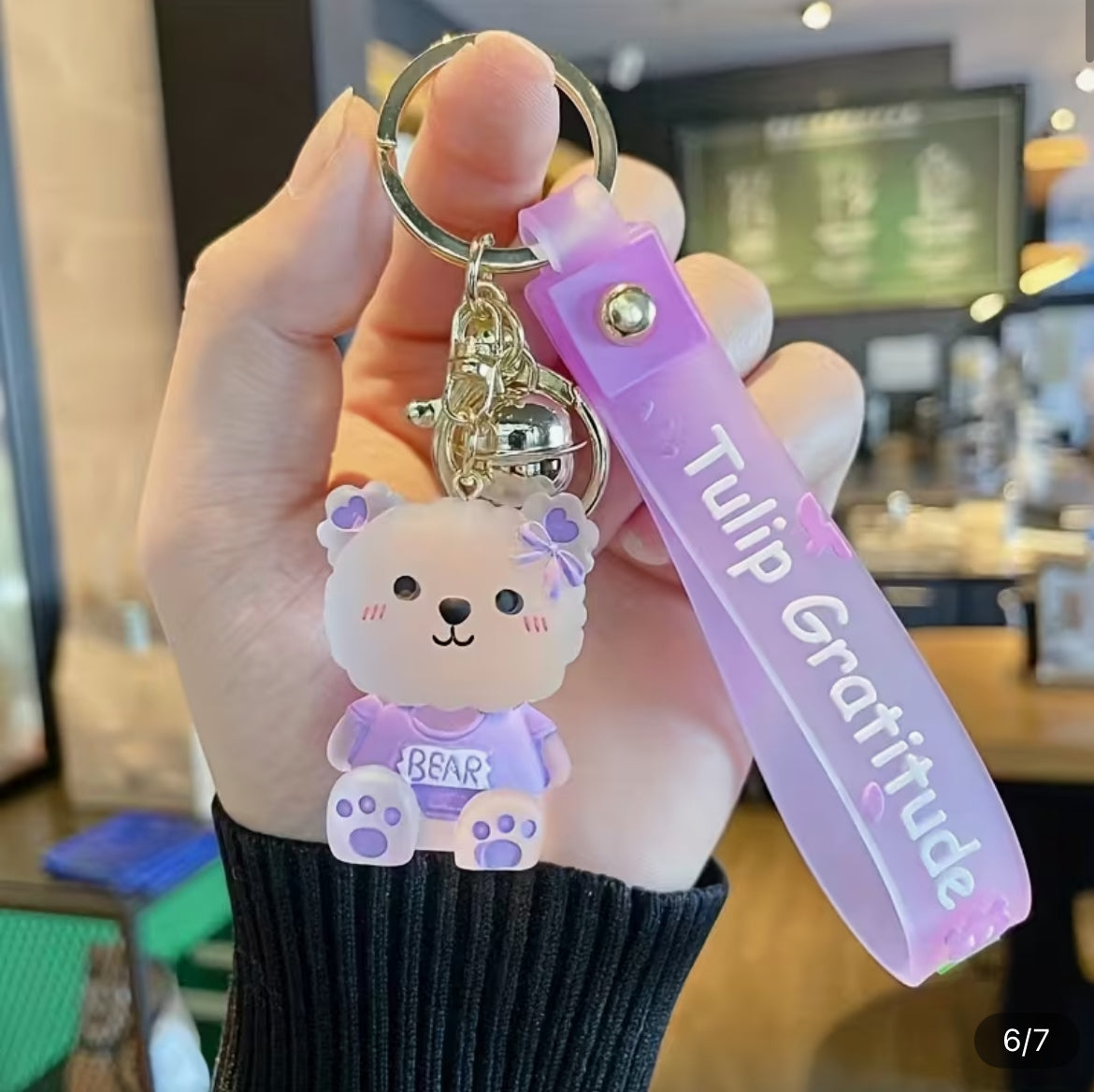 Porte-Clé Ourson Kawaii – Compagnon Trop Mignon à Emporter Partout !