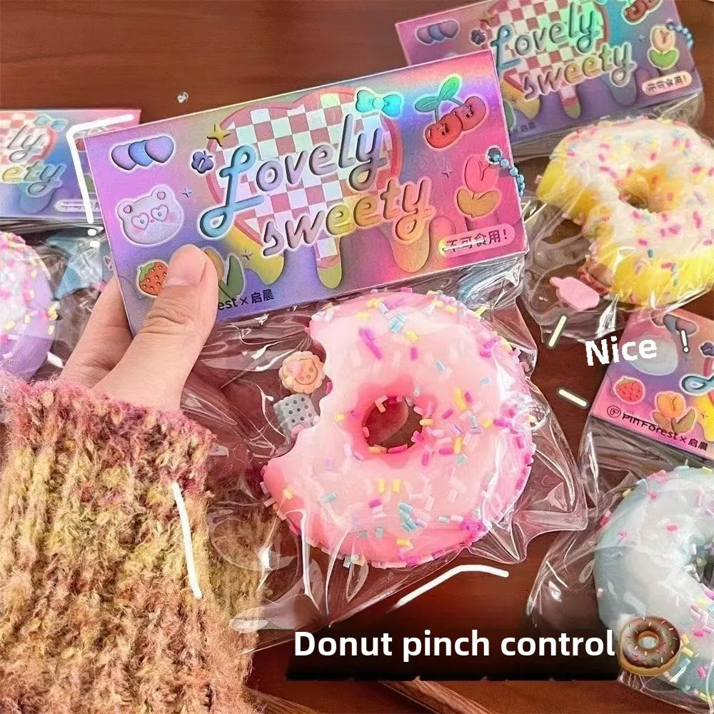 Squishies Gourmands XXL – Donuts, Gaufres & Gâteaux Antistress Ultra Mignons