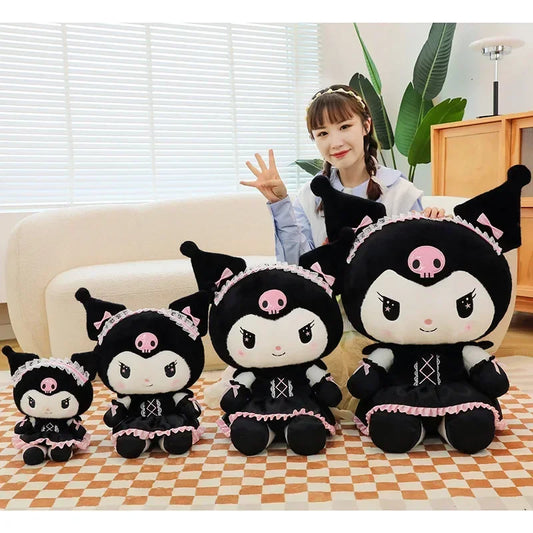 Peluche Kuromi Géante – Doudou Sanrio tout doux et rebelle 🖤