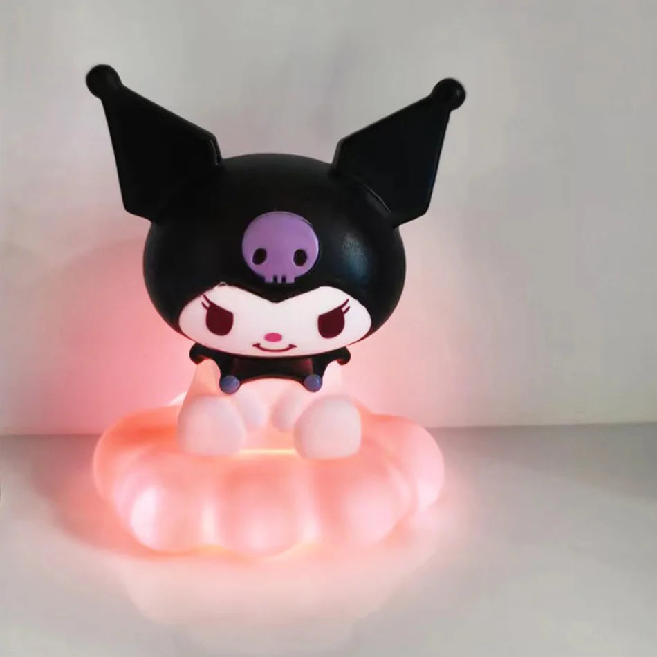 🌙 Veilleuse Sanrio Kawaii – Lampe Nuage avec Kuromi, My Melody & Cie