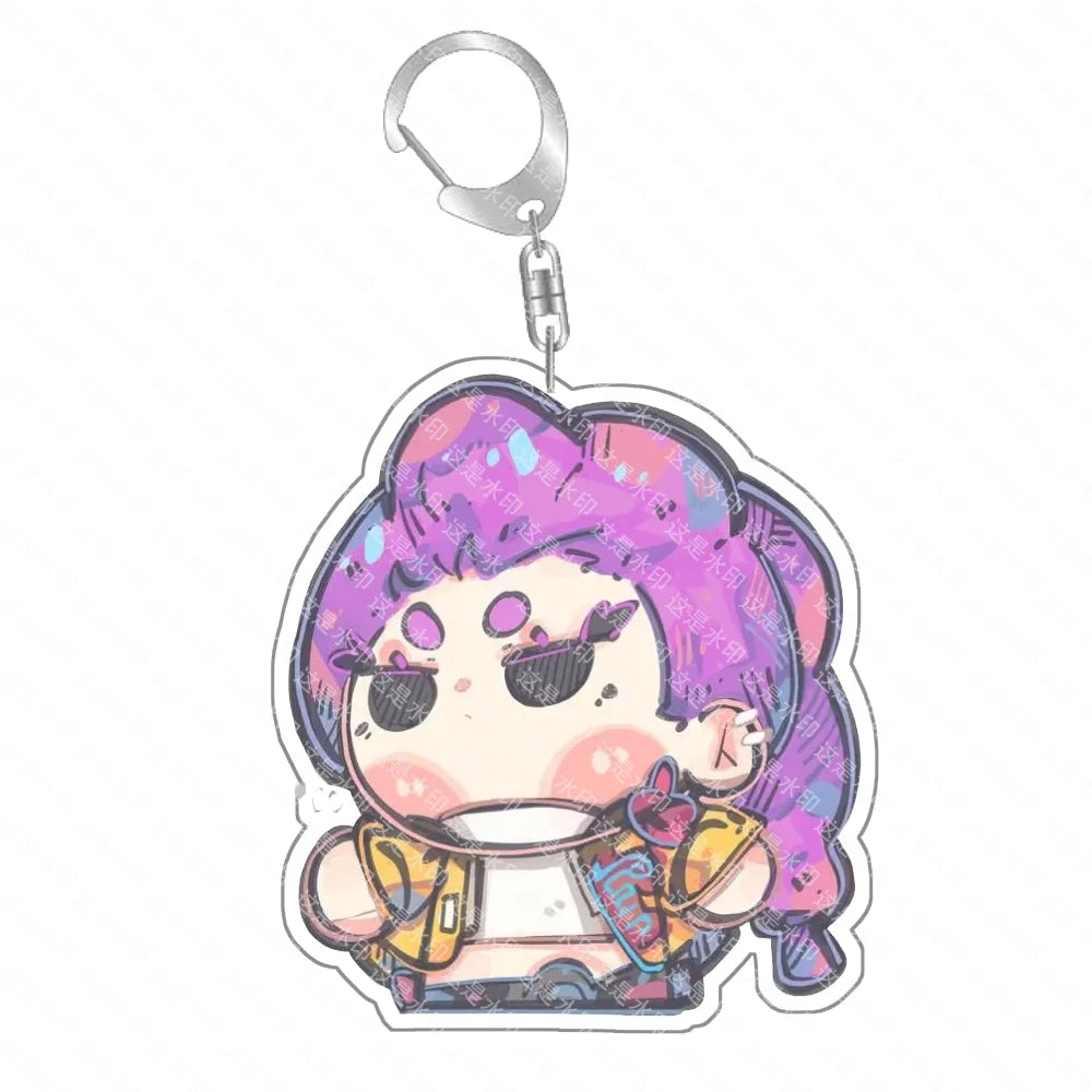 Porte-clés Demon Slayer Kawaii – Personnages Demon Hunter en Style Chibi (Plusieurs modèles)