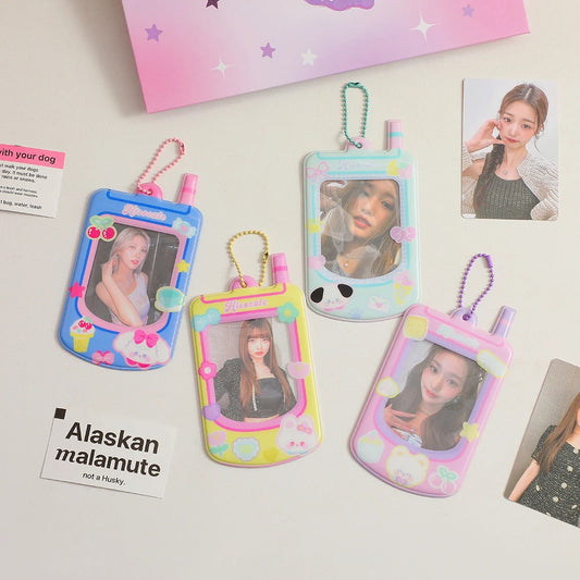 📱 Mini Porte-Cartes Kawaii en forme de Téléphone – Ultra Cute pour tes Photos