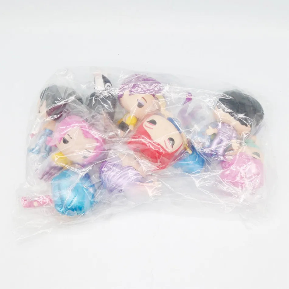 Lot de 10 Figurines Demon Slayer – Collection Kawaii Demon Hunter
