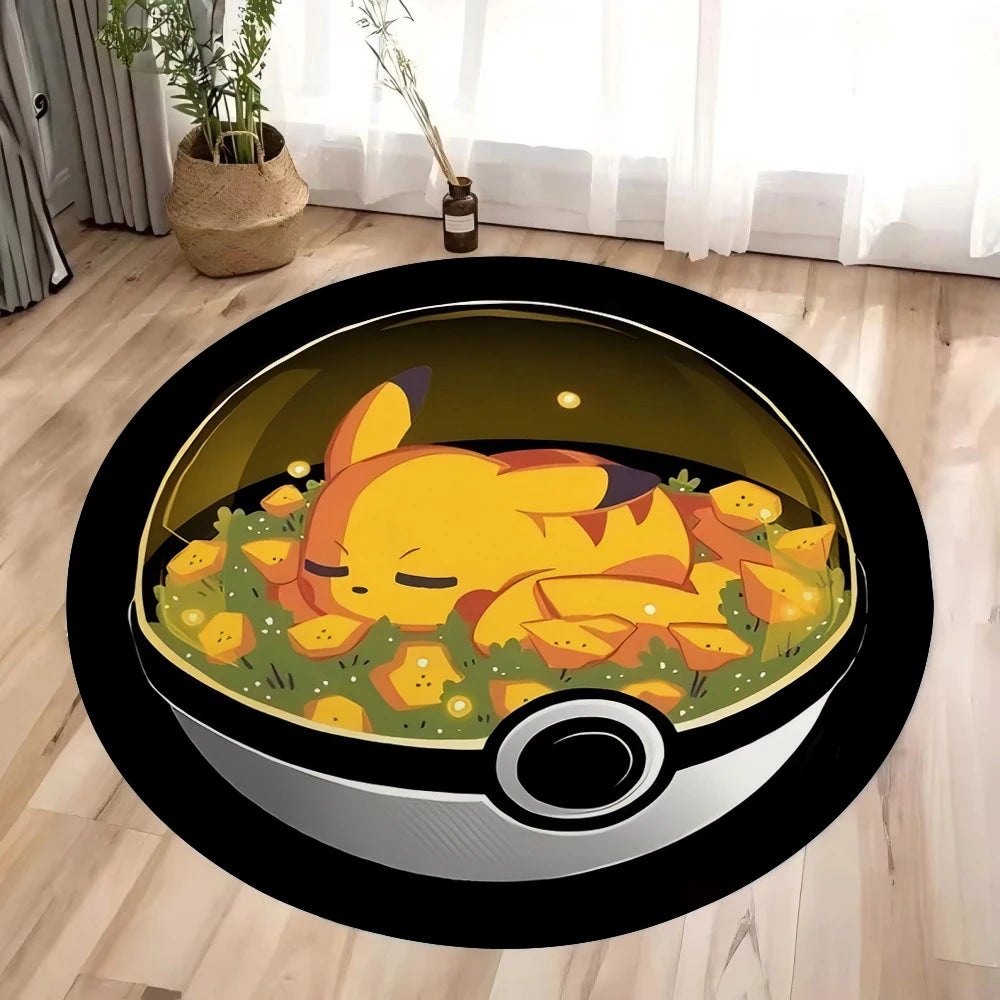 🧡 Tapis Ronds Pokémon Magiques – Pikachu, Gengar & cie !