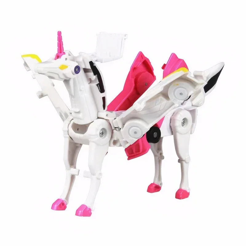 Voiture Licorne Magique – Figurine Transformable Kawaii en Dragon ou Pégase