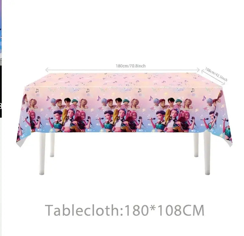 Kit Anniversaire Demon Slayer – Décorations Kawaii Demon Hunter