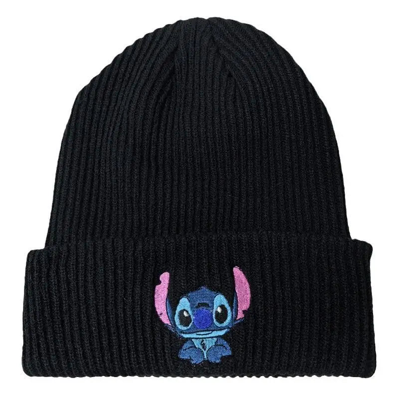 🧢 Bonnet brodé Stitch – Ultra Doux & Kawaii