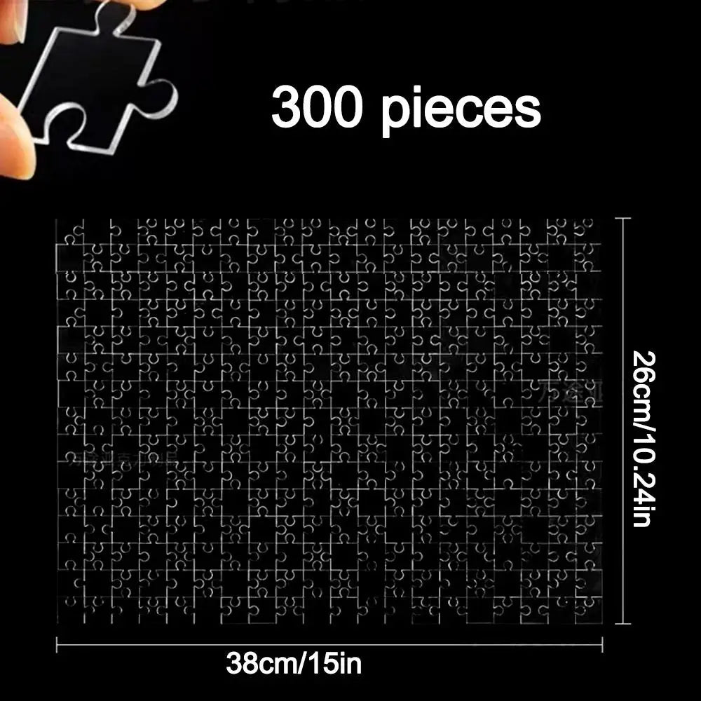 🧩 Puzzle Transparent Impossible – Défi Amusant & Unique en Acrylique
