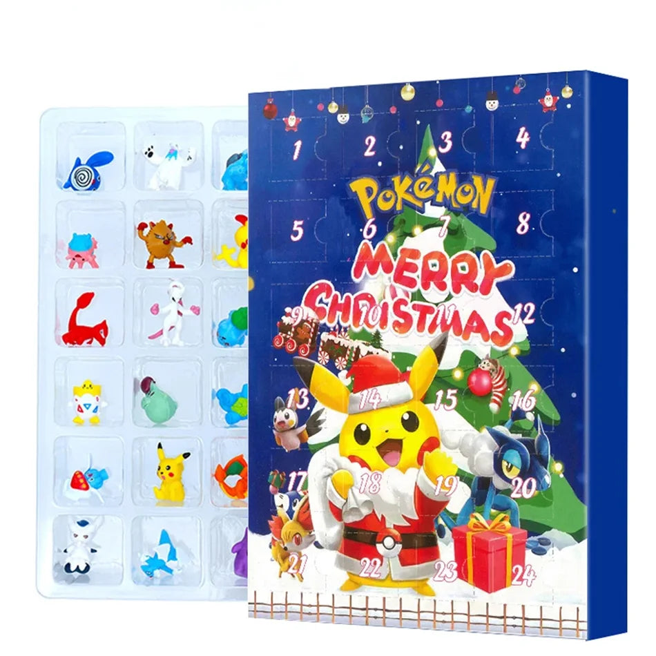 Calendrier de l’Avent Pokémon – 24 ou 48 surprises collector | Édition Noël magique