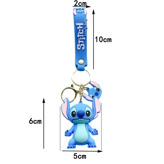 🧸 Stitch & Angel – Porte-clés Figurines Kawaii (x2 à x20 pièces)