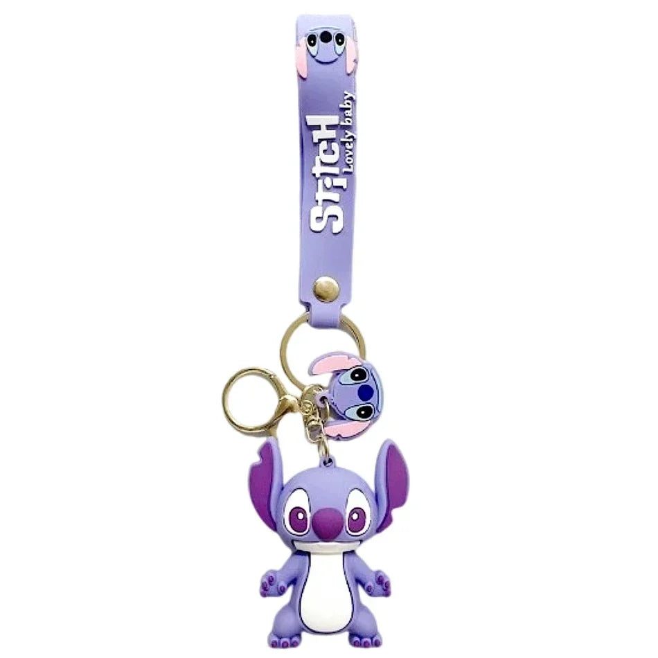 🧸 Stitch & Angel – Porte-clés Figurines Kawaii (x2 à x20 pièces)