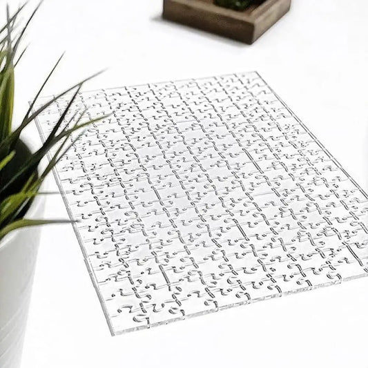 🧩 Puzzle Transparent Impossible – Défi Amusant & Unique en Acrylique