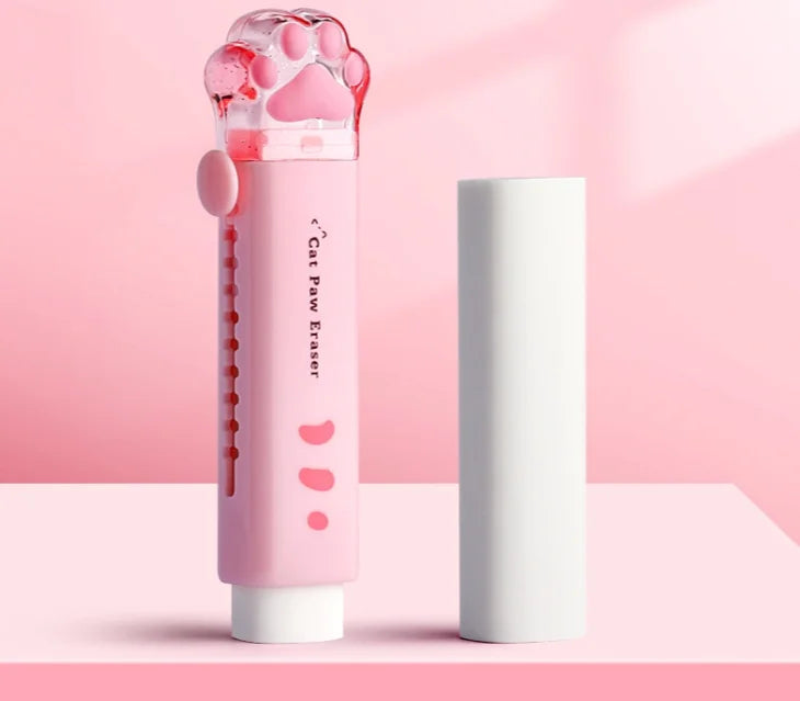 Gomme Patte de Chat Kawaii – Rétractable & Trop Mignonne !
