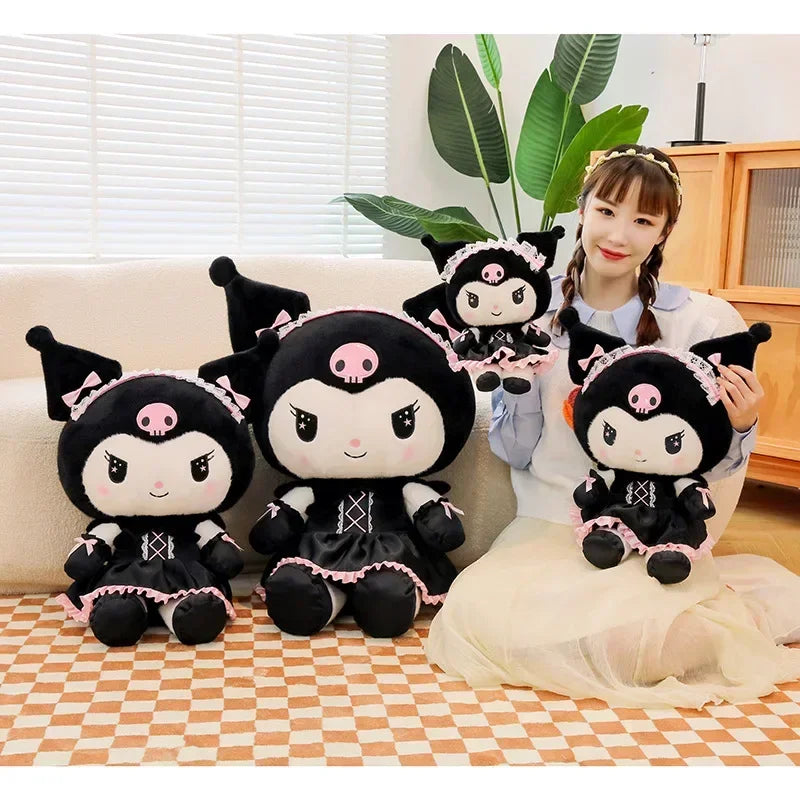 Peluche Kuromi Géante – Doudou Sanrio tout doux et rebelle 🖤
