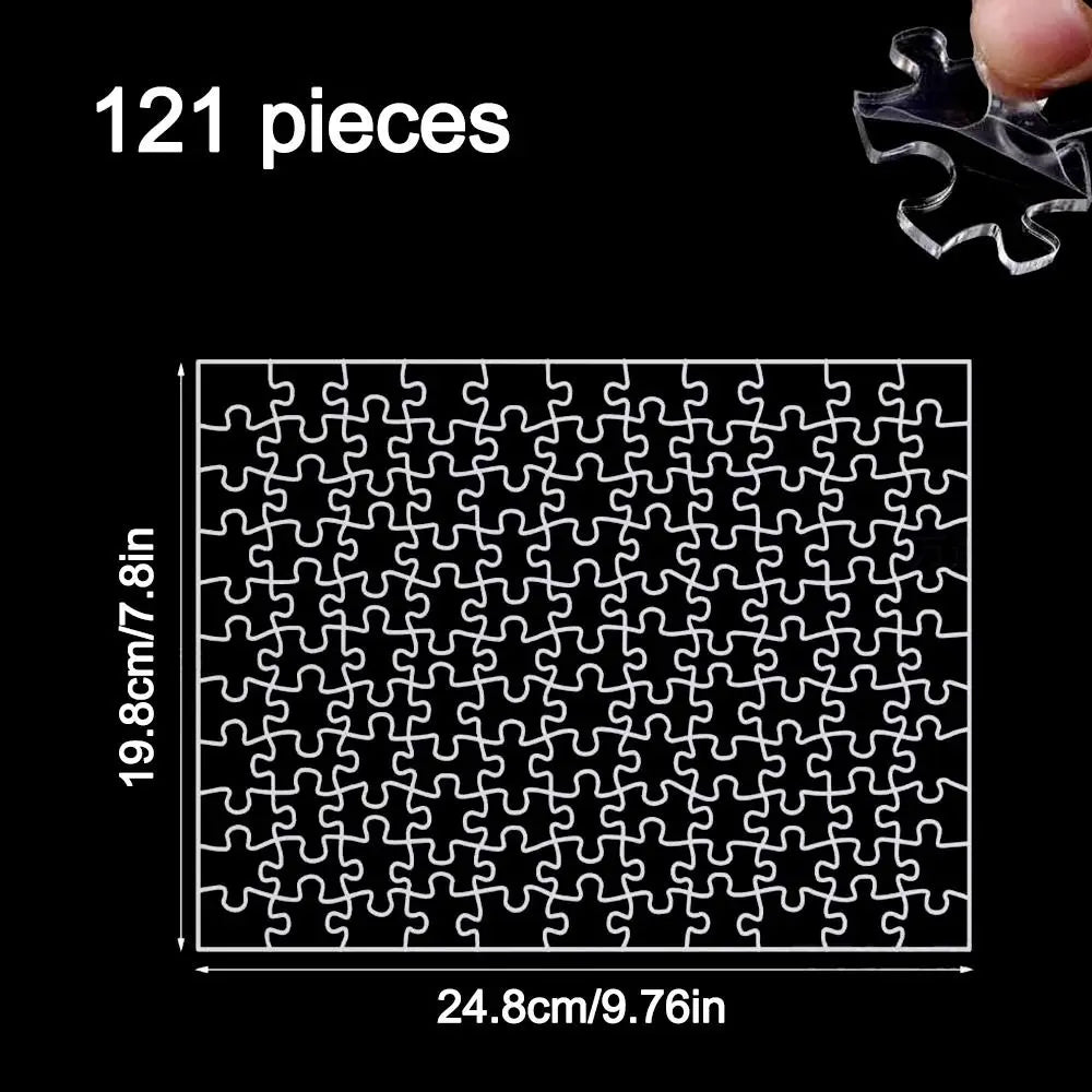 🧩 Puzzle Transparent Impossible – Défi Amusant & Unique en Acrylique