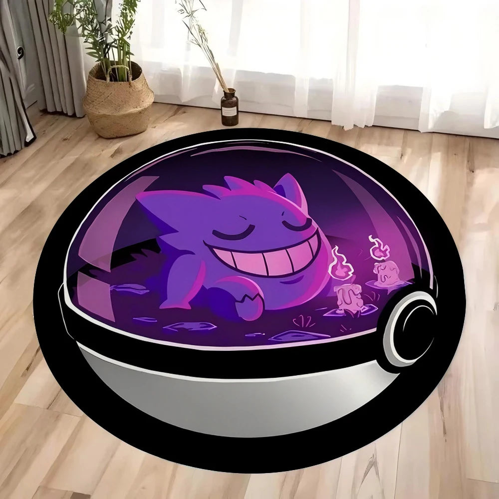 🧡 Tapis Ronds Pokémon Magiques – Pikachu, Gengar & cie !