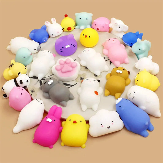 Lots de Squishies Mochi Kawaii – Anti-Stress Trop Mignons 🧸✨