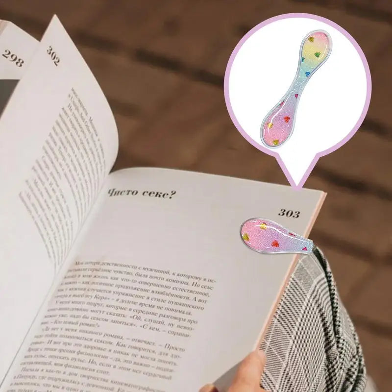 Marque-Pages Magnétiques Kawaii – Clips Colorés Chat & Cœur