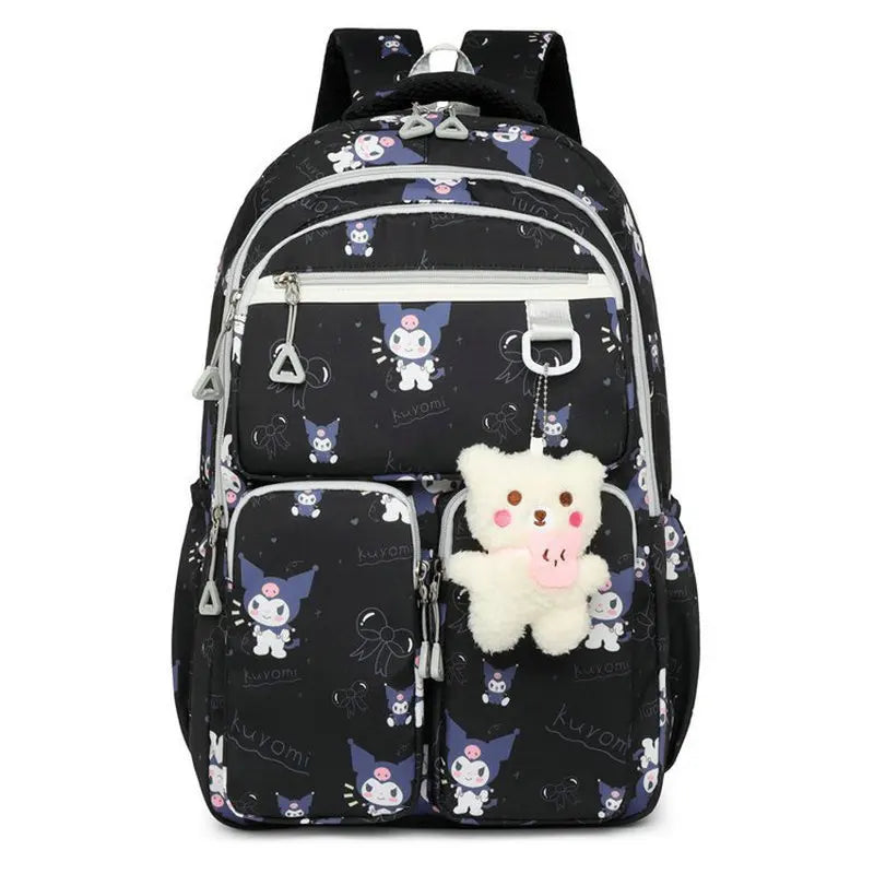 Sac à Dos Kuromi Kawaii – Pour Collégiennes, Lycéennes et Fans d’Anime