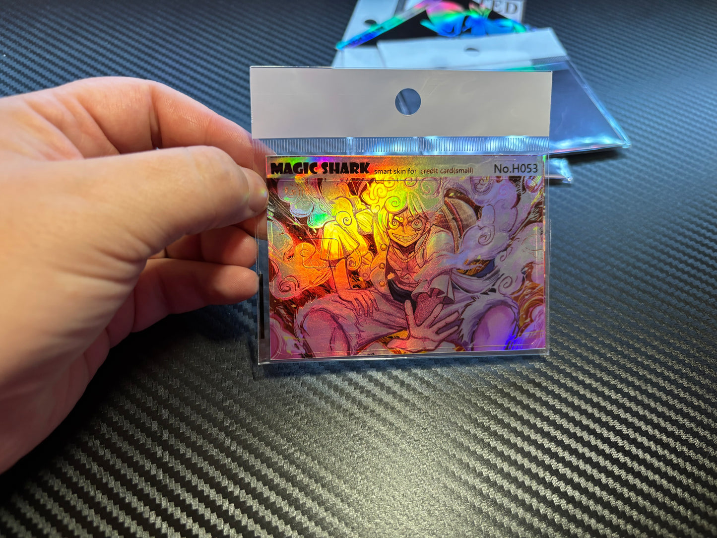 Stickers Holographiques Magic Shark pour Carte Bancaire