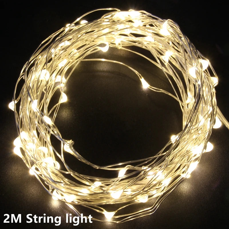 ✨ Guirlande Lumineuse à Clips Photo – Déco Mariage, Anniversaire & Chambre Kawaii