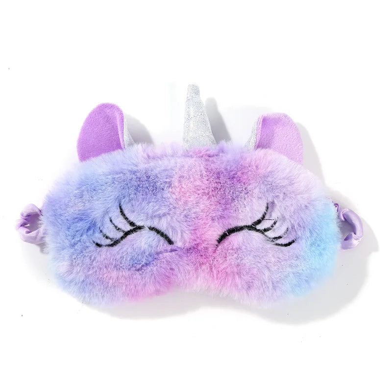 Masque de Sommeil Licorne Kawaii – Tout Doux pour Rêves Magiques 🦄💤