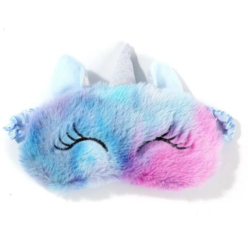 Masque de Sommeil Licorne Kawaii – Tout Doux pour Rêves Magiques 🦄💤
