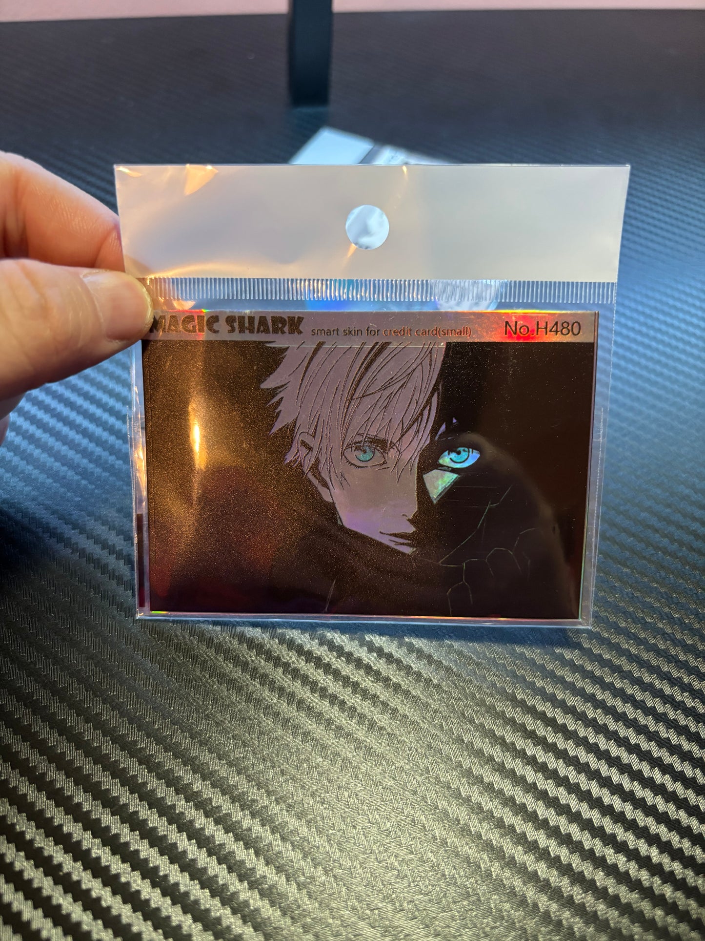 Stickers Holographiques Magic Shark pour Carte Bancaire