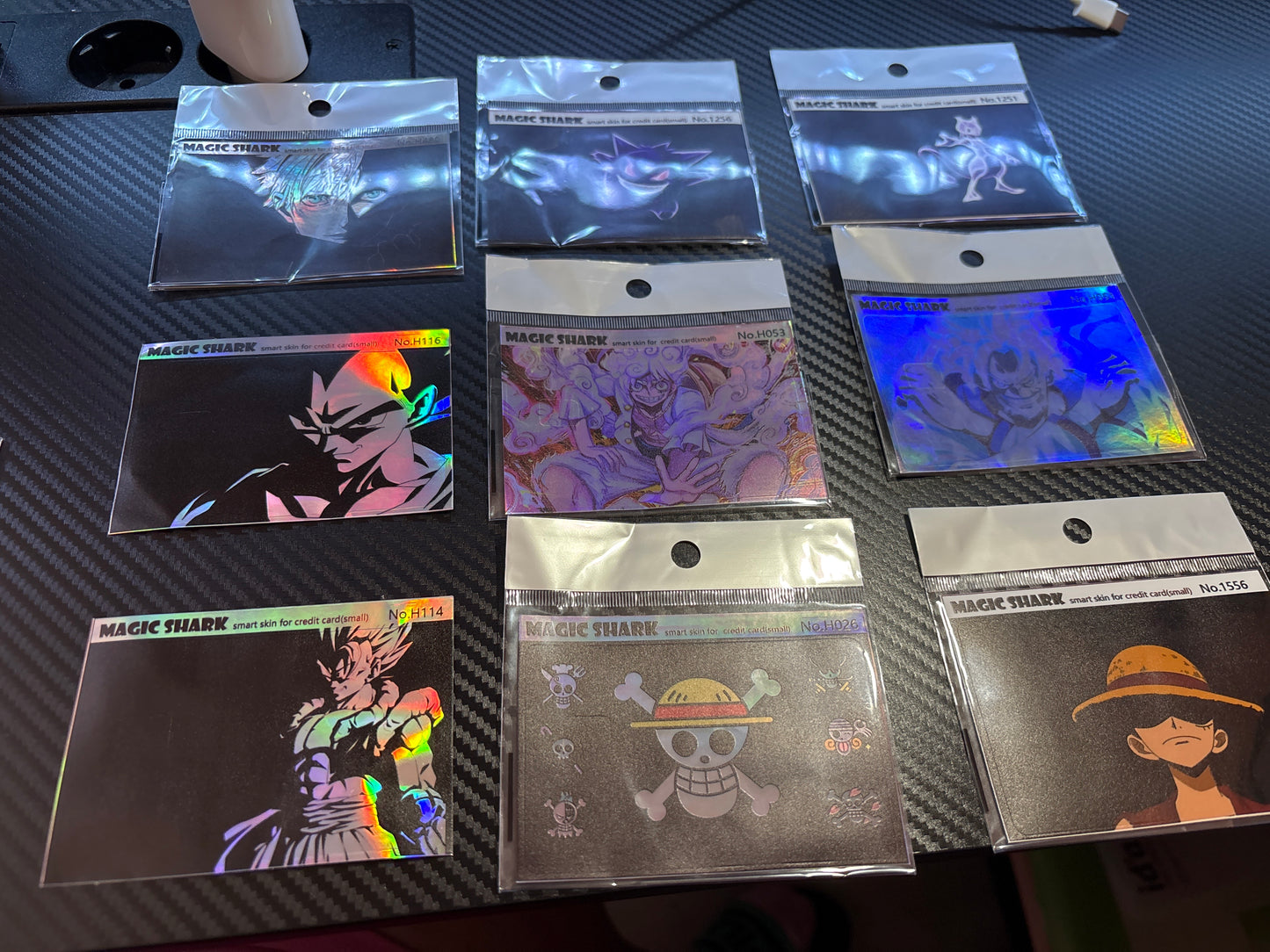 Stickers Holographiques Magic Shark pour Carte Bancaire