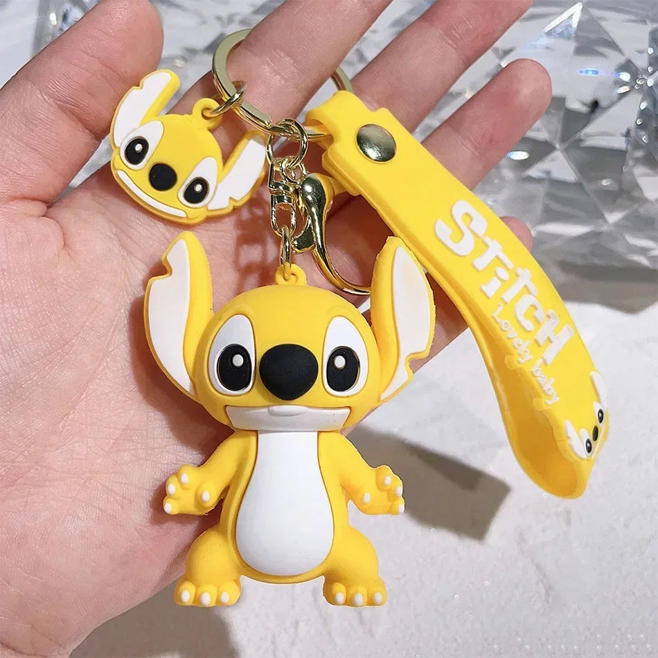 🧸 Stitch & Angel – Porte-clés Figurines Kawaii (x2 à x20 pièces)