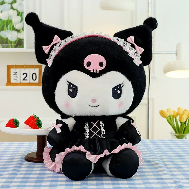 Peluche Kuromi Géante – Doudou Sanrio tout doux et rebelle 🖤