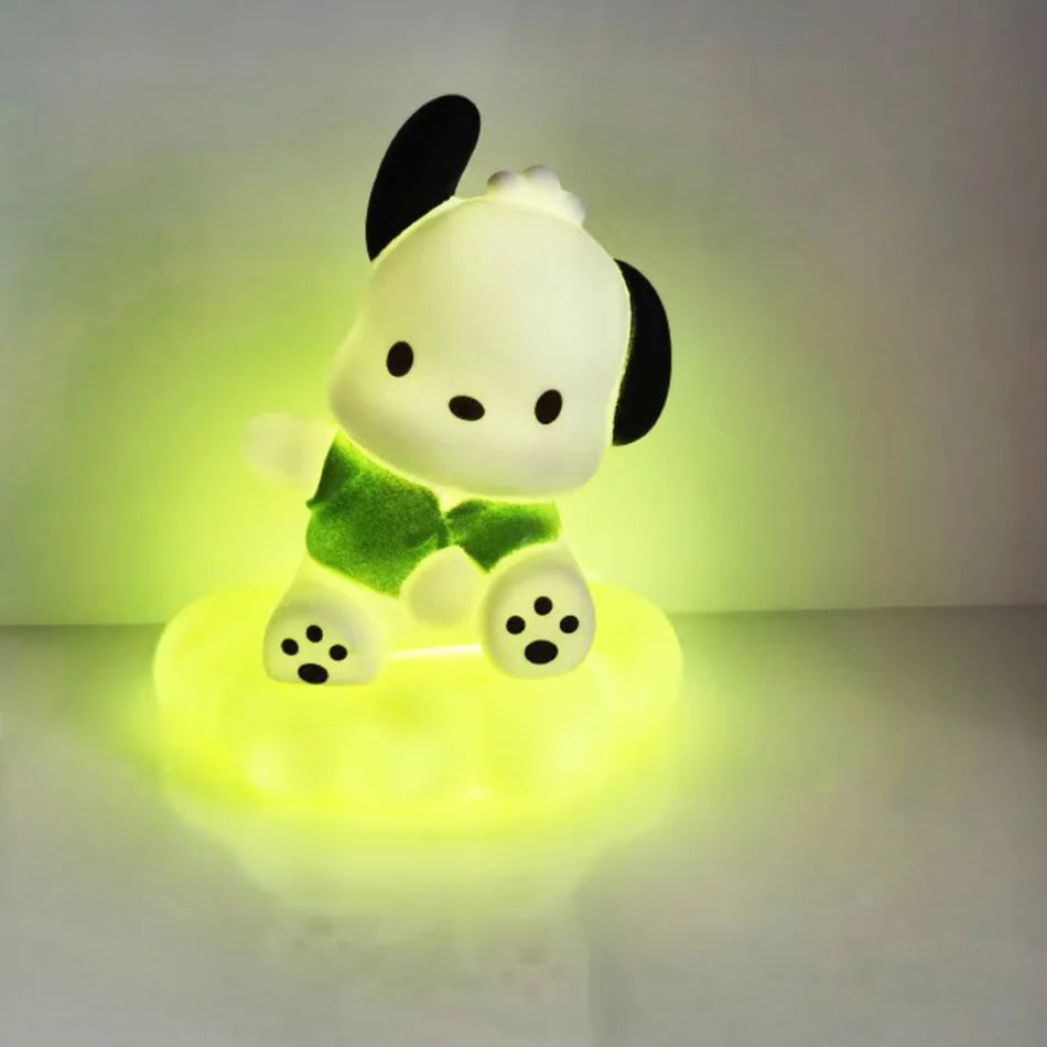 🌙 Veilleuse Sanrio Kawaii – Lampe Nuage avec Kuromi, My Melody & Cie