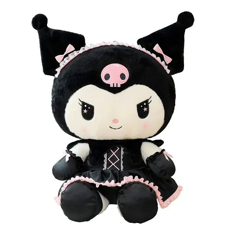 Peluche Kuromi Géante – Doudou Sanrio tout doux et rebelle 🖤