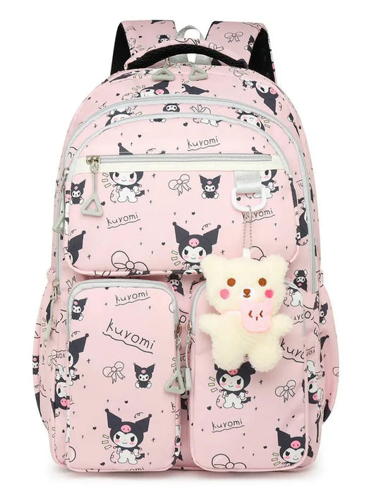 Sac à Dos Kuromi Kawaii – Pour Collégiennes, Lycéennes et Fans d’Anime