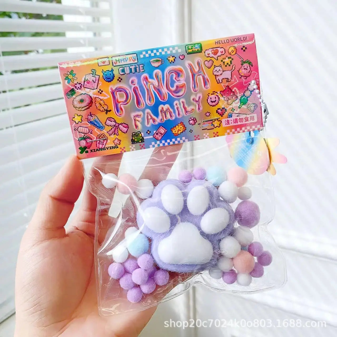 Squishy Patte de Chat Kawaii 🐾 – Anti-stress moelleux pour petits et grands