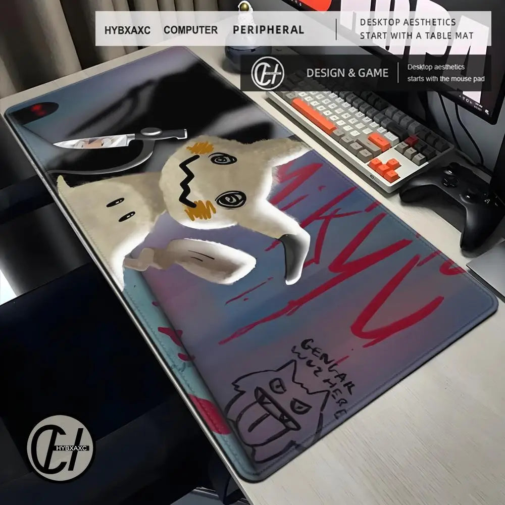 Tapis de Souris XXL Mimikyu Pokémon – Gamer Stylé & Espace Magique (plusieurs tailles)
