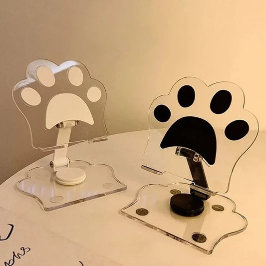 🐾 Support de Téléphone Patte de Chat – Réglable & Kawaii