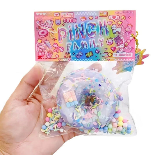 Squishies Gourmands XXL – Donuts, Gaufres & Gâteaux Antistress Ultra Mignons