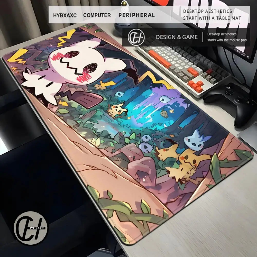 Tapis de Souris XXL Mimikyu Pokémon – Gamer Stylé & Espace Magique (plusieurs tailles)
