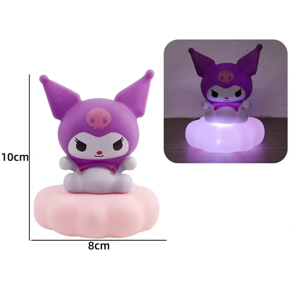 🌙 Veilleuse Sanrio Kawaii – Lampe Nuage avec Kuromi, My Melody & Cie