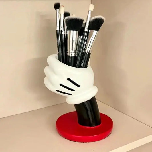 Mickey Créatif – Figurine Kawaii avec Vase de Roses