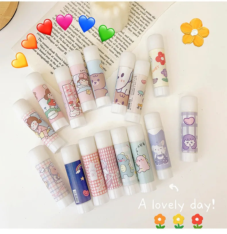 Colle Solide Kawaii – Motif Patte de Chat 🐱 | Bâton Mignon & Portable