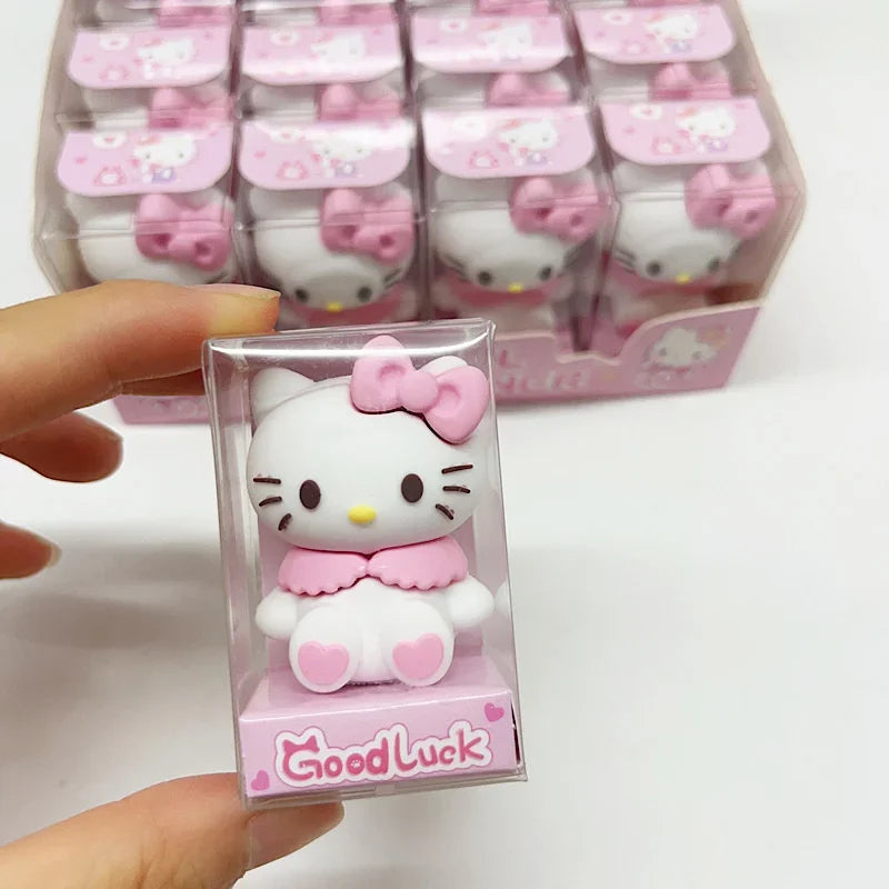 Taille-Crayons Kawaii Sanrio – Hello Kitty, My Melody & Kuromi 🖍️