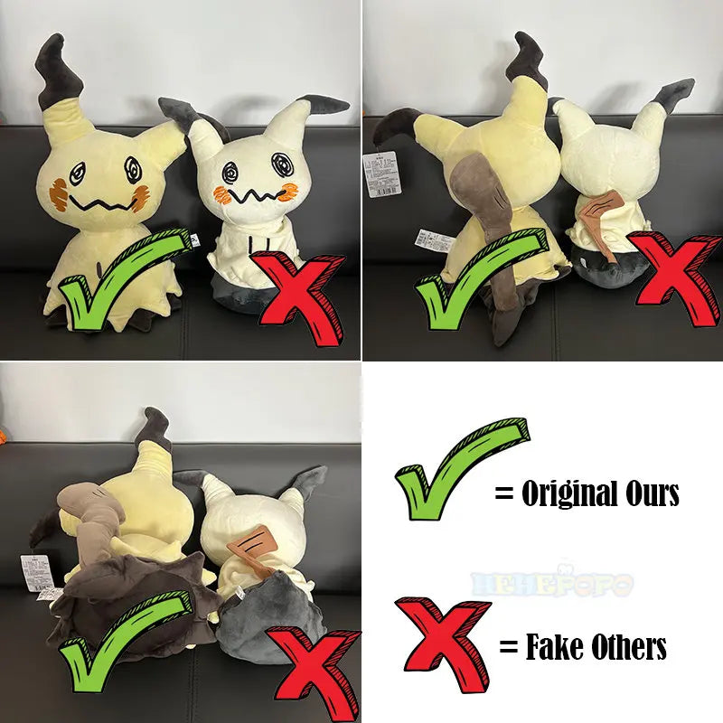 Peluche Pokémon Mimikyu originale – 46 cm de douceur mystérieuse