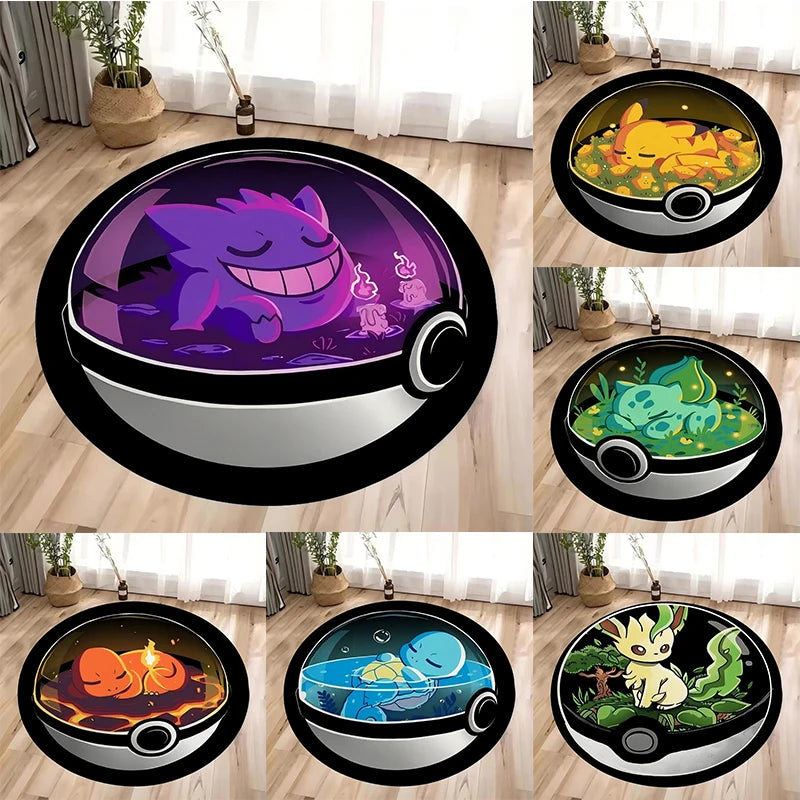 🧡 Tapis Ronds Pokémon Magiques – Pikachu, Gengar & cie !