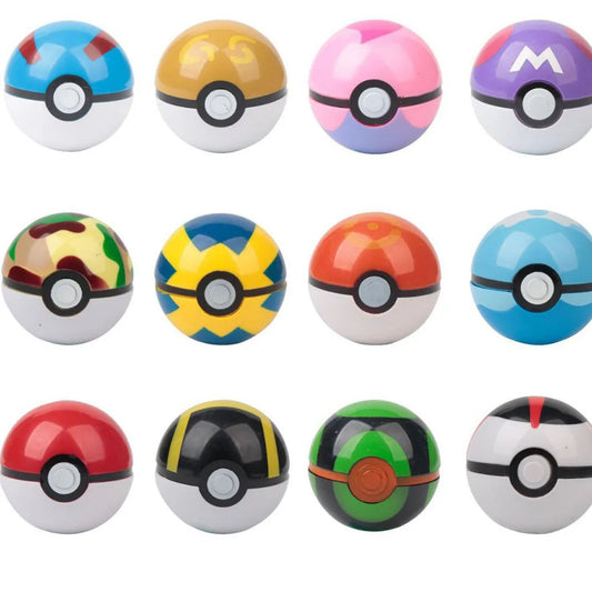 Mini Pokéballs Kawaii – Collection Pop-Up 7 cm (Plusieurs modèles)