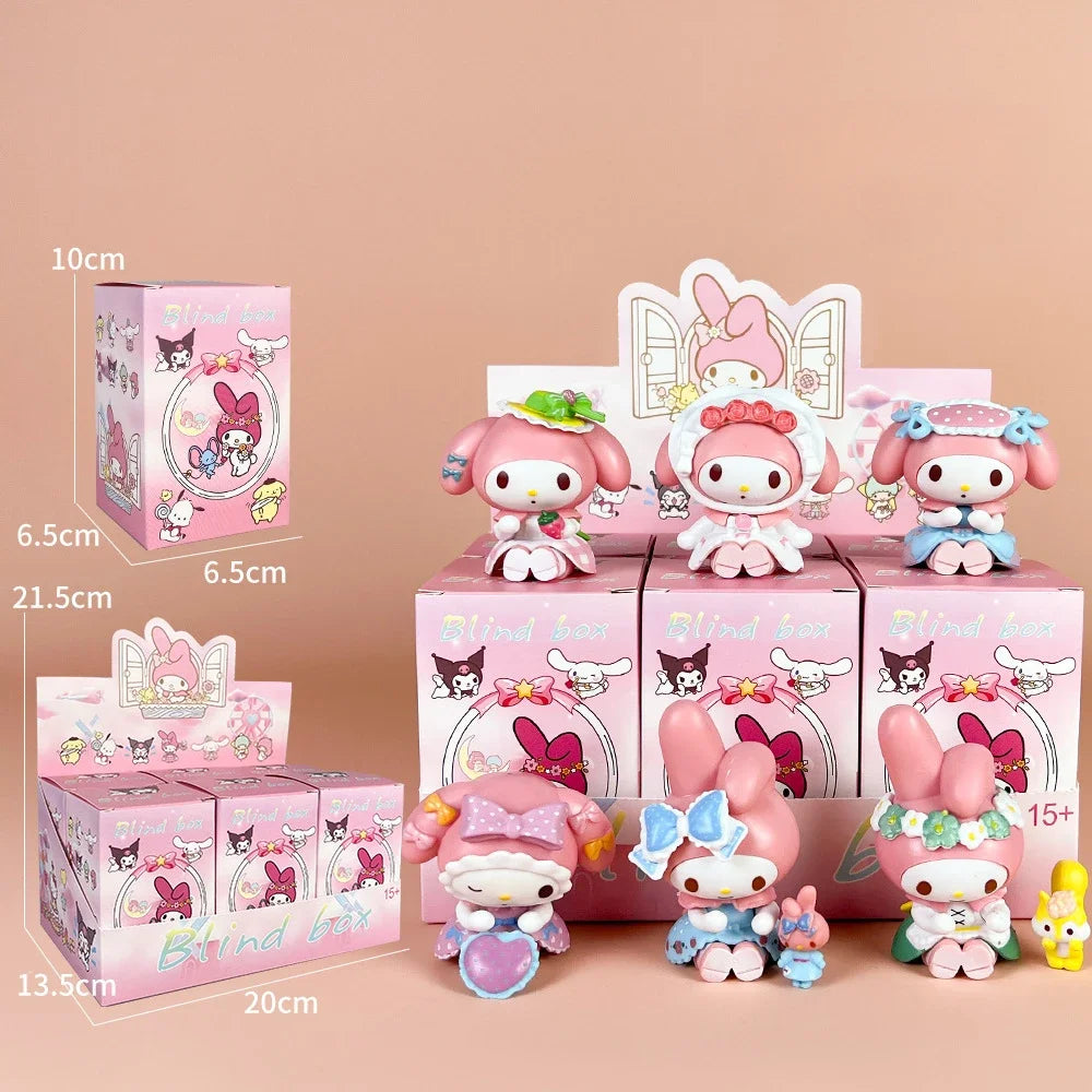 Figurines My Melody – Tea Party Édition ✨ MINISO Sanrio à collectionner !