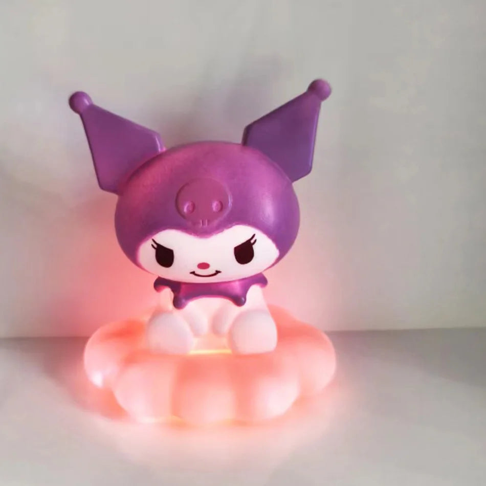 🌙 Veilleuse Sanrio Kawaii – Lampe Nuage avec Kuromi, My Melody & Cie