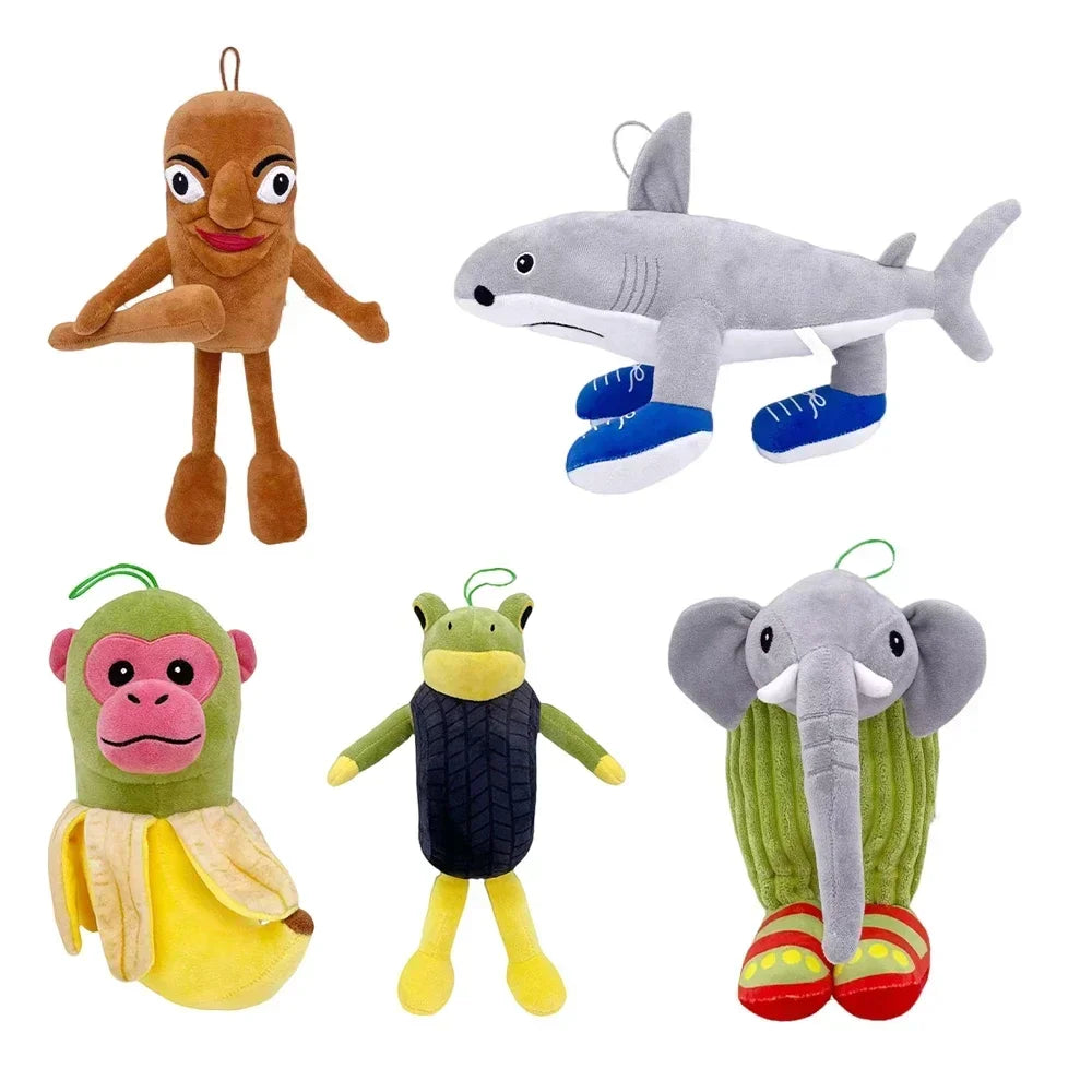 Peluches Brainrot Kawaii – Animaux mignons & memes (Plusieurs modèles)